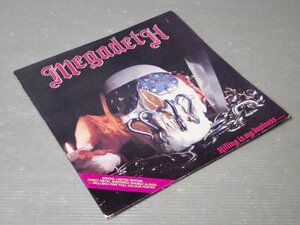 1円～！【LP/レコード】メガデス/MEGADETH『killing is my business…』〈2枚組〉輸入盤/MFN 46 DM◆スラッシュメタル