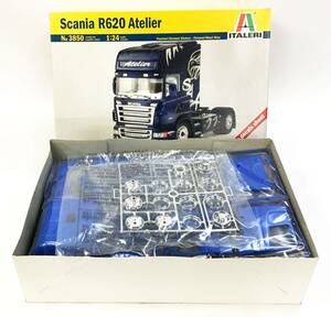 ITALERI Scania R620 Atelier 1/24 No 3850 プラモデル 自動車 トラック トレーラー イタレリ スキャニア スカニア 未組立 元箱