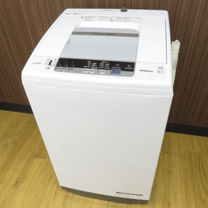 HITACHI 日立 全自動電気洗濯機 シャワー浸透洗浄 白い約束 NW-R704 7.0kg 縦型 2019年製 簡易乾燥機能付 洗浄・除菌済み