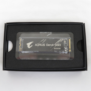 AORUS GIGA-BYTE オーラス Gen4 SSD 500GB M.2 Type2280 GP-AG4500G