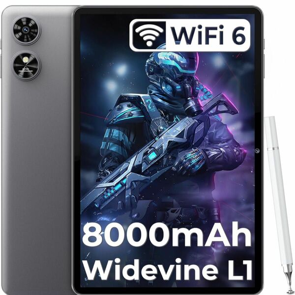10インチ wi-fiモデル - 8000mAh大容量バッテリー 16GB RAM+ 64GB ROM アンドロイド13タブレット