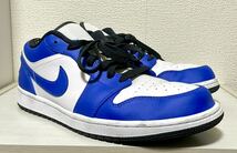 Nike Air Jordan 1 Low Game Royal ナイキ エアジョーダン1 ロー ゲームロイヤル ホワイト ブルー 白 青 28cm_画像1