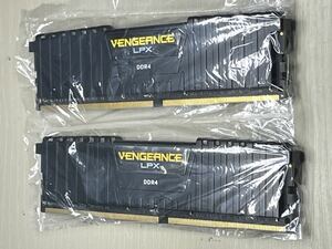 中古②CORSAIR DDR4 VENGEANCE LPX Series 16GB×2枚キット CMK32GX4M2B3000C15 (DDR4-3000 PC4-24000 16GB 2枚) 管理番号 NHA0000522413