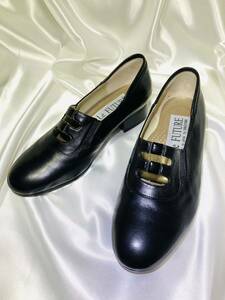 * стоимость доставки 520 иен [ быстрое решение ] Nakayama обувь магазин кожа обувь le future Loafer заказ туфли-лодочки черный *