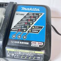 中古品 マキタ DC18RC 7.2V - 18V 急速充電器 純正 makita_画像2