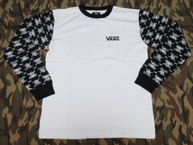 VANS L/S Tee 長袖 Tシャツ ロンT ドクロ 白 L バンズ スカル 海賊 パイレーツ ホワイト Lサイズ VA18SS-MT01_画像2