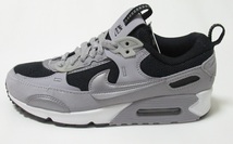 NIKE WMNS AIR MAX 90 FUTURA 灰 黒 24cm ナイキ エアマックス90 フューチュラ レディース ピューター グレー FN7777-001_画像5