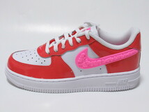 NIKE FORCE 1 LV8 1 PS 白 赤 ピンク ハート 22cm ナイキ フォース1 バレンタインデー キッズ FD1032-600_画像3