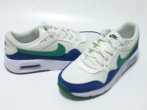 NIKE W AIR MAX SC 白 青 緑 23.5cm ナイキ レディース エアマックス セイル CW4554-110