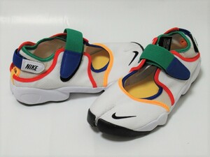 NIKE WMNS AIR RIFT BR ホワイト マルチカラー 23cm ナイキ レディース エア リフト ブリーズ サンダル FB8864-112