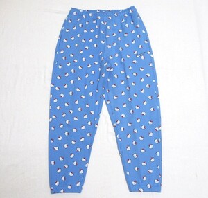 NIKE Hello Kitty Fleece Pants ブルー 水色 L ナイキ ハローキティ スウェット パンツ キティちゃん グラフィック AOP DR5518-412