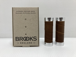** Brooks BROOKSs Len da- leather grip SLENDER LEATHER GRIP BLG4 A27210 100mm light brown group 