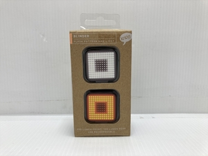 ** unopened goods nogknog.b line da- square twin pack BLINDER SQUARE TWIN PACK rom and rear (before and after) light set USB rechargeable 