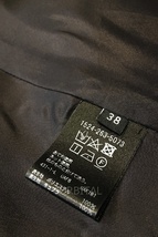 二子玉)UNITED ARROWS ユナイテッドアローズ 22SS DEVEAUX 2TONE プリント スカート ブラック 38 定価￥41,800- 美品 日本製_画像8