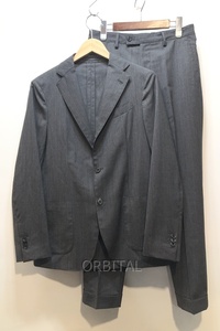 経堂) ラルディーニ LARDINI サマーウール スーツ ジャケット イージーパンツ セットアップ サイズ44 グレー メンズ