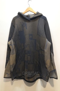 経堂) バイボレ BYBORRE LOOSE HOODIE ルーズ フーディ プルオーバー パーカー サイズL 定価5万位 タグ付 メンズ