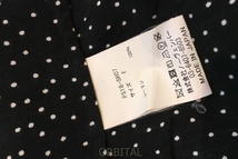 二子玉)PHEENY フィーニー Rayon dot S/S shirt レーヨンドット半袖ブラウス シャツ ブラック Redexi-su S 定価￥19,800-_画像7