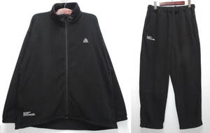 FreshService フレッシュサービス FLEECE TRACK SUIT セットアップ FSW-23-ST-261 Lサイズ ブラック