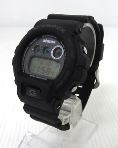 CASIO × atmos × BE@RBICK G-SHOCK DW-6900FS カシオ アトモス ベアブリック ジーショック デジタル クォーツ 腕時計 ブラック