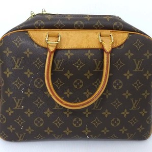 LOUIS VUITTON ルイ・ヴィトン M47270 モノグラム ドーヴィル ボーリングバニティ ハンドバッグの画像2