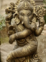 ダンシングガネーシャ h53cm Ganesha 幸福の神　福の神　ヒンドゥー仏像 0212_画像1