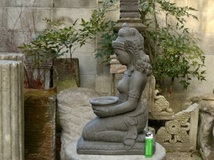 ヒンドゥーの女神デウィ h42cm ヒンドゥー仏像　玄関小物入れ　0206_画像4