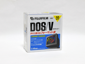 【未使用・未開封】 「FUJIFILM DOS18 フォーマット済み DOS/V用 3.5in 2HDフロッピーディスク 10枚パック」 ジャンク