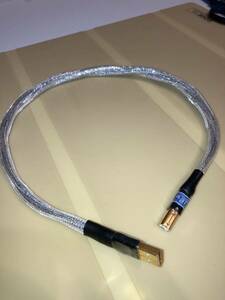 オーディオみじんこ　PEARL USB 4N純銀ケーブル 0.6cm オーディオUSBケーブル