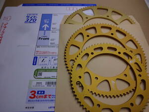  postage profit!!#K-KART racing cart 219 rear sprocket super light gold # new goods unused goods 