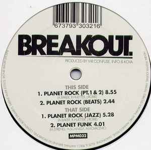 Breakout / Planet Rock　2006　 独ファンク・バンド、Breakoutによるアフリカ・バンバータPlanet Rock怒涛のファンク・カヴァー12!