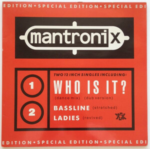 名曲BASS LINEも収録！1986今聴いても断然カッコイイ初期エレクトロ！！ Mantronix Who Is It? 12×2