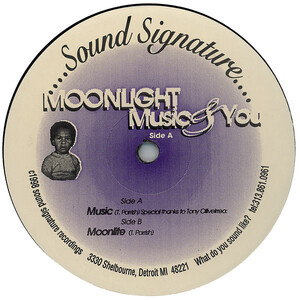 デトロイト・レジェンドTheo Parrish主宰のSound Signature初期タイトル！ Theo Parrish Moonlight Music & You 