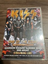 KISS キッス　MADISON SQUARE GARDEN 2023 2ND NIGHT: THE FINAL CONCERT　DVD 新品未開封　NY, USA 2nd December 2023 PRO-SHOT_画像1