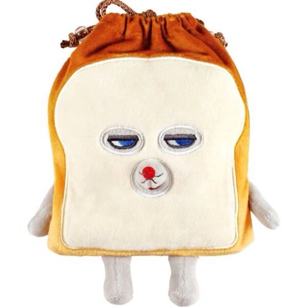 新品)パンどろぼう ぬいぐるみ巾着 小物入れ