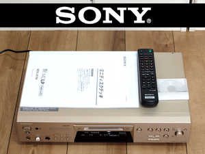 ★03 完動美品 SONY MDS-JE780 MDLP対応 TYPE-S(R含)搭載 専用リモコン/取説/新品MD付 ★