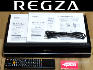 ★03 東芝REGZA RD-R100 完動美品 HDD寿命有り 2011年 レグザリンク 専用リモコン/B-CAS/取説付 ★