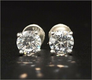 【輝き】大人気!! ダイヤモンド ピアス 1.7ct(数量限定販売 刻印有 PT 1-1212