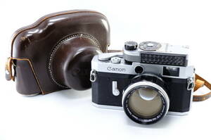 【B02B】【売り切り】Canon キャノン P Populaire ポピュレール + CANON LENS 50mm F1.2 露出計 L39 ライカマウント フィルムカメラ