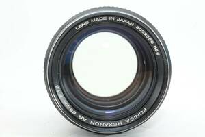 ★コニカ Konica HEXANON AR 85mm F1.8（8022550） 大口径 高級 単焦点レンズ ARマウント 