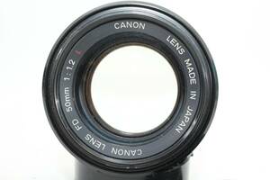 ☆キャノン Canon FD 50mm F1.2L （21228）単焦点 マニュアル 大口径 レンズ キャノン 