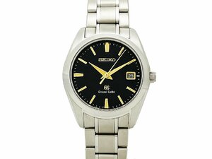 セイコー SEIKO グランドセイコー GS SBGX069 9F62-0AE0 TI（チタン） ブラック文字盤 クォーツ メンズ 腕時計　電池交換・ポリッシュ済