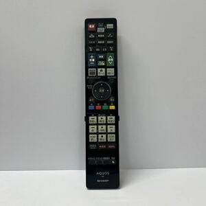 029 赤外線確認済み SHARP AQUOS GA908PA テレビリモコン BD TV 中古品