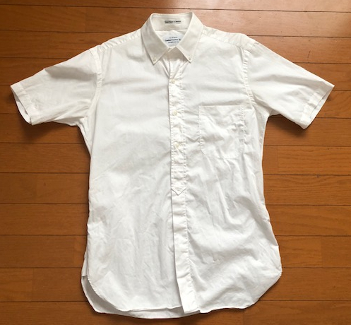 GAMBERT CUSTOM SHIRT プルオーバー風シャツ USA製 Mサイズ
