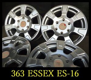 【363】ESSEX ES-16 ホイール▲16x7J 6穴 PCD139.7 +38 4本 ハイエース など