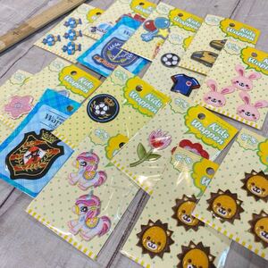 15枚　アイロンワッペン　入園入学　ハンドメイド　