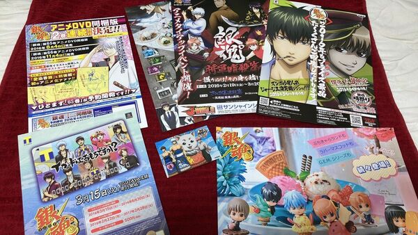 希少品★銀魂　非売品　2016晴祭りイベント　ステッカー　フライヤー　広告　チラシ　セット