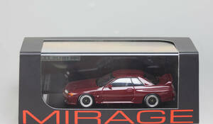 hpi MIRAGE 1/43 日産　スカイライン　GT-R　R32　レッドパールメタリック