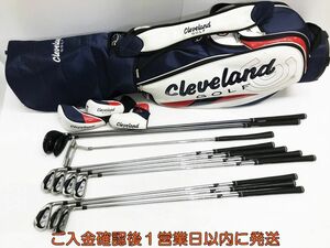 ゴルフ Cleveland クリーブランド 3W.4W.9-5.S.P.パター 10本セット フレックスS クラブセット Q01-116tm/F6