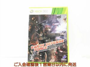 【1円】XBOX 360 EARTH DEFENSE FORCE: INSECT ARMAGEDDON ゲームソフト 1A0325-224wh/G1