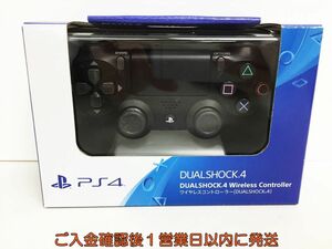 【1円】PS4 純正 ワイヤレスコントローラー (DUALSHOCK4) ブラック ゲーム機周辺機器 未検品ジャンク H07-764ek/F3